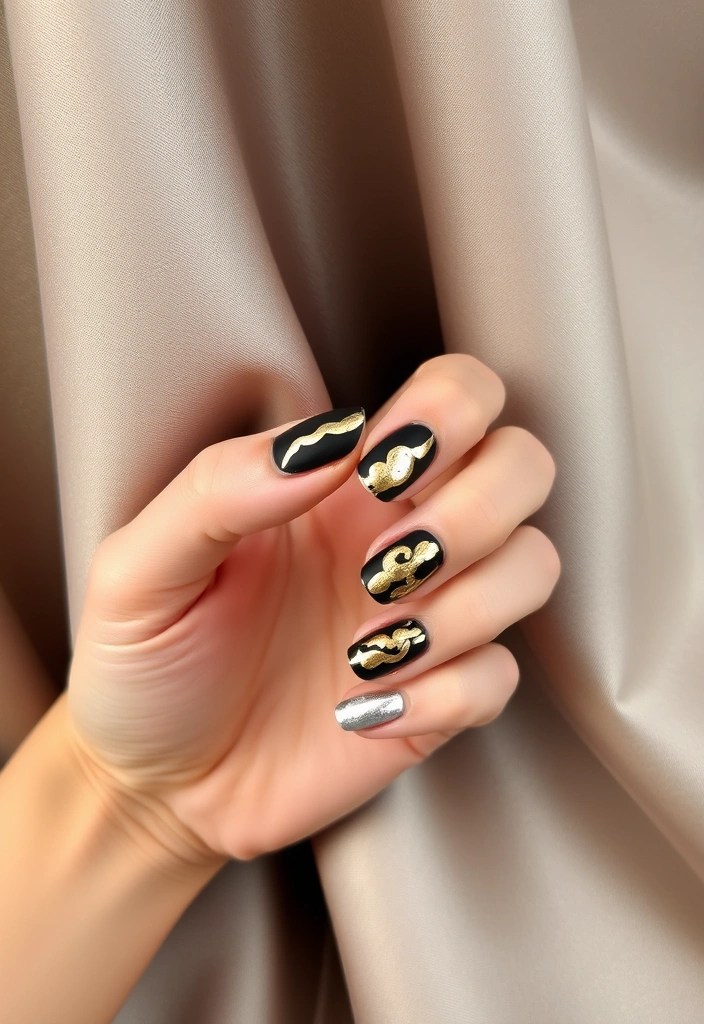 10 Easy Nail Art Techniques That Will Blow Your Mind (Perfect for Beginners!) - 10. Fun with Foils
