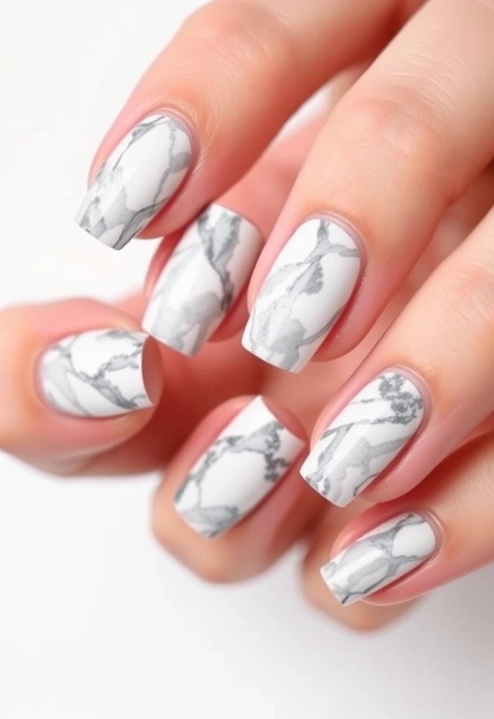 10 Easy Nail Art Techniques That Will Blow Your Mind (Perfect for Beginners!) - 6. Marble Madness