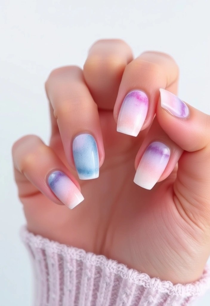 10 Easy Nail Art Techniques That Will Blow Your Mind (Perfect for Beginners!) - 9. Watercolor Wonders