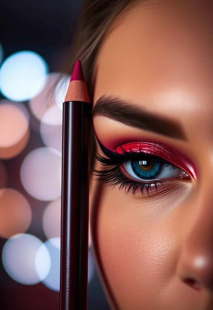 10 Must-Have Cherry Red Makeup Products That Will Elevate Your Beauty Routine! - 6. Cherry Red Eyeliner