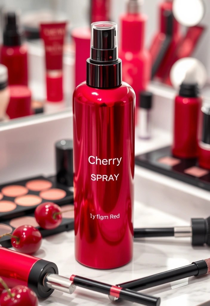 10 Must-Have Cherry Red Makeup Products That Will Elevate Your Beauty Routine! - 9. Cherry Red Makeup Setting Spray