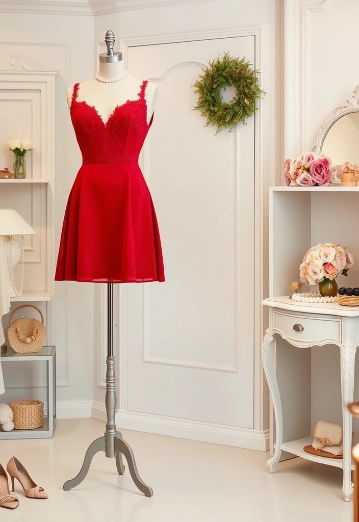 11 Flattering Cherry Red Party Dresses for Every Body Type (You’ll Be Amazed!) - 1. A-Line Elegance