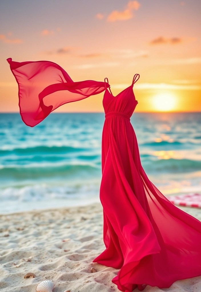 11 Flattering Cherry Red Party Dresses for Every Body Type (You’ll Be Amazed!) - 3. Maxi Magic