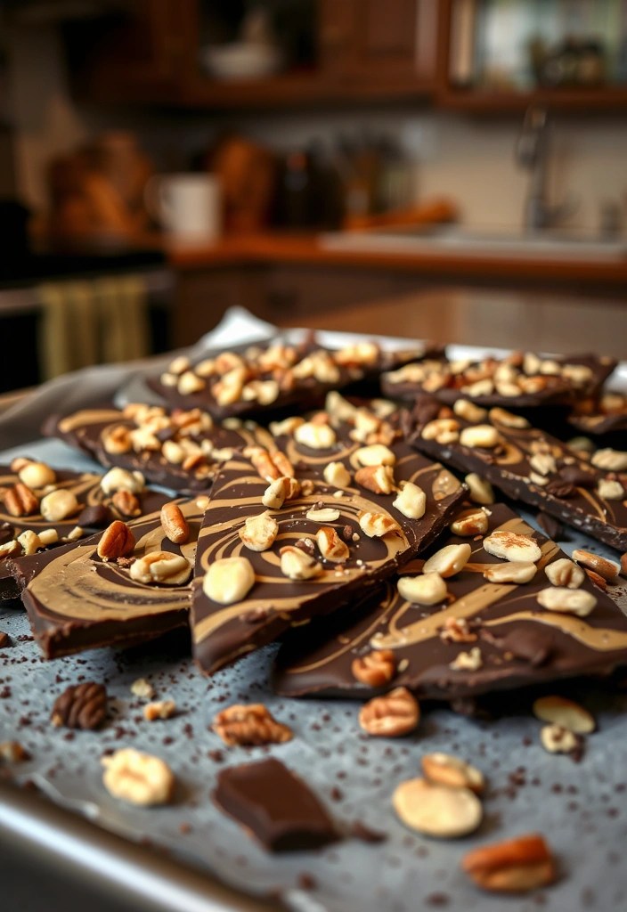 11 Nut Butter Hacks to Boost Your Protein Intake (Get Ready for #3!) - 9. Nut Butter Chocolate Bark