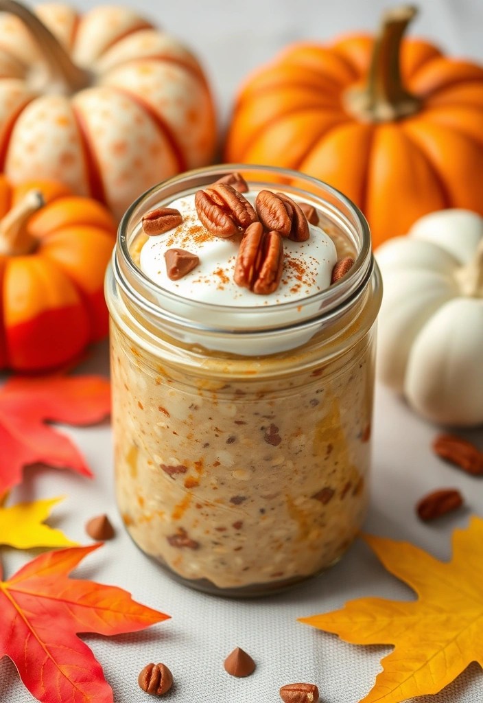 11 Overnight Oats Recipes That Are Healthy, Tasty, and Ready When You Are! - 7. Pumpkin Spice Overnight Oats