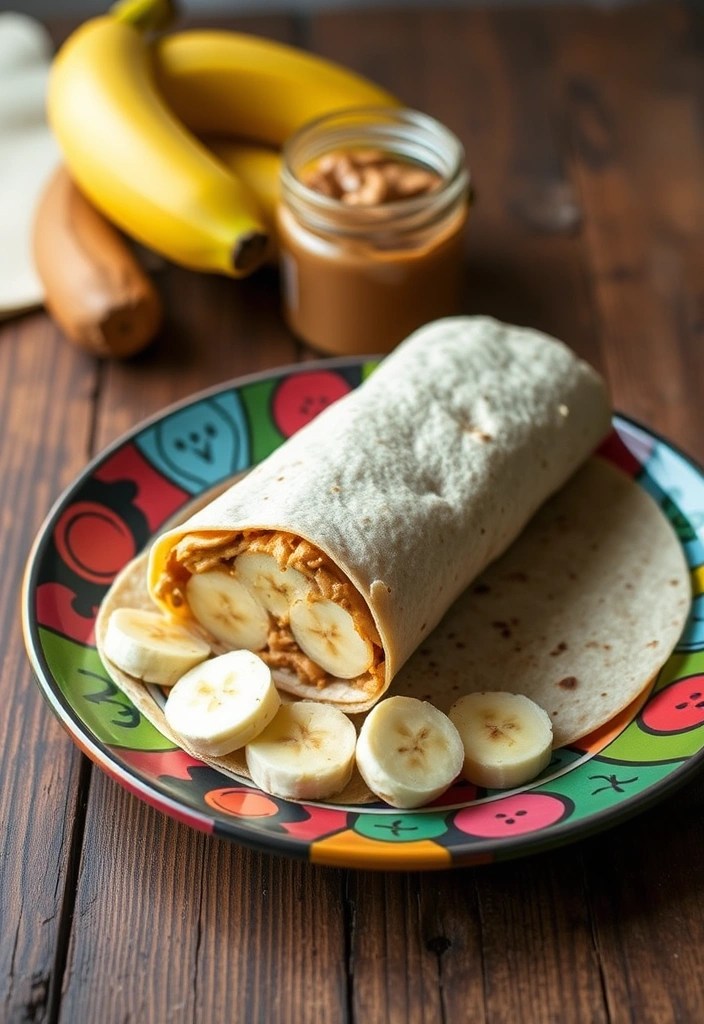 12 Budget-Friendly Snacks You Can Make in Under 10 Minutes (Check Out #8!) - 3. Peanut Butter Banana Wrap