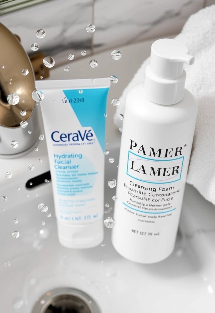 12 Drugstore Skincare Gems That Are Better Than Their Luxe Counterparts (You’ll Be Shocked!) - 1. CeraVe Hydrating Facial Cleanser vs. La Mer Cleansing Foam