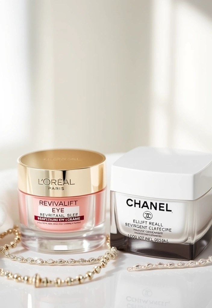 12 Drugstore Skincare Gems That Are Better Than Their Luxe Counterparts (You’ll Be Shocked!) - 11. L’Oreal Paris Revitalift Eye Cream vs. Chanel Le Lift Eye Cream