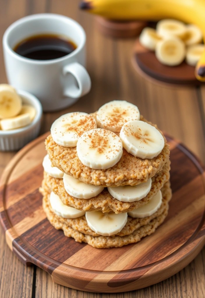 12 Quick Healthy Breakfasts for a Busy Lifestyle (No Processed Foods Here!) - 10. Nut Butter Banana Rice Cakes