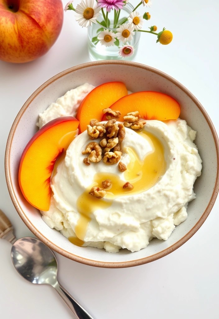 12 Quick Healthy Breakfasts for a Busy Lifestyle (No Processed Foods Here!) - 12. Cottage Cheese Bowl