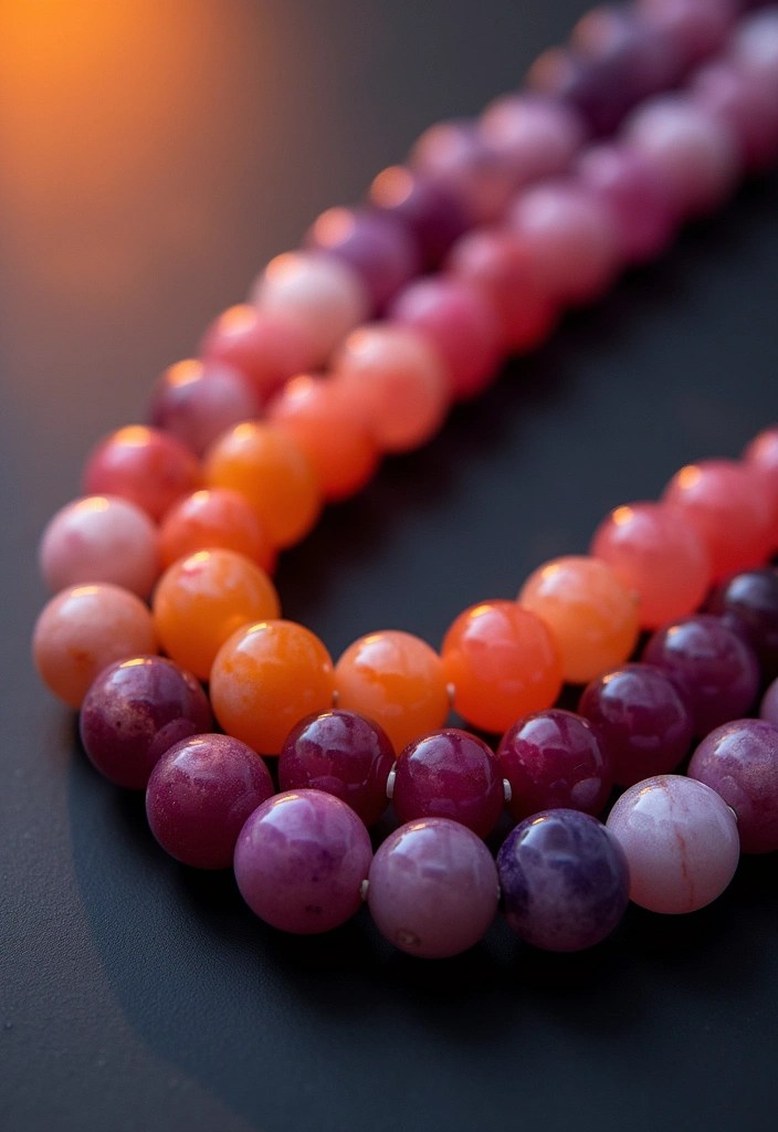 15 Creative Ways to Make Polymer Beads with 3 Colors (Get Ready to Be Inspired by #8!) - 12. Layered Ombre Beads