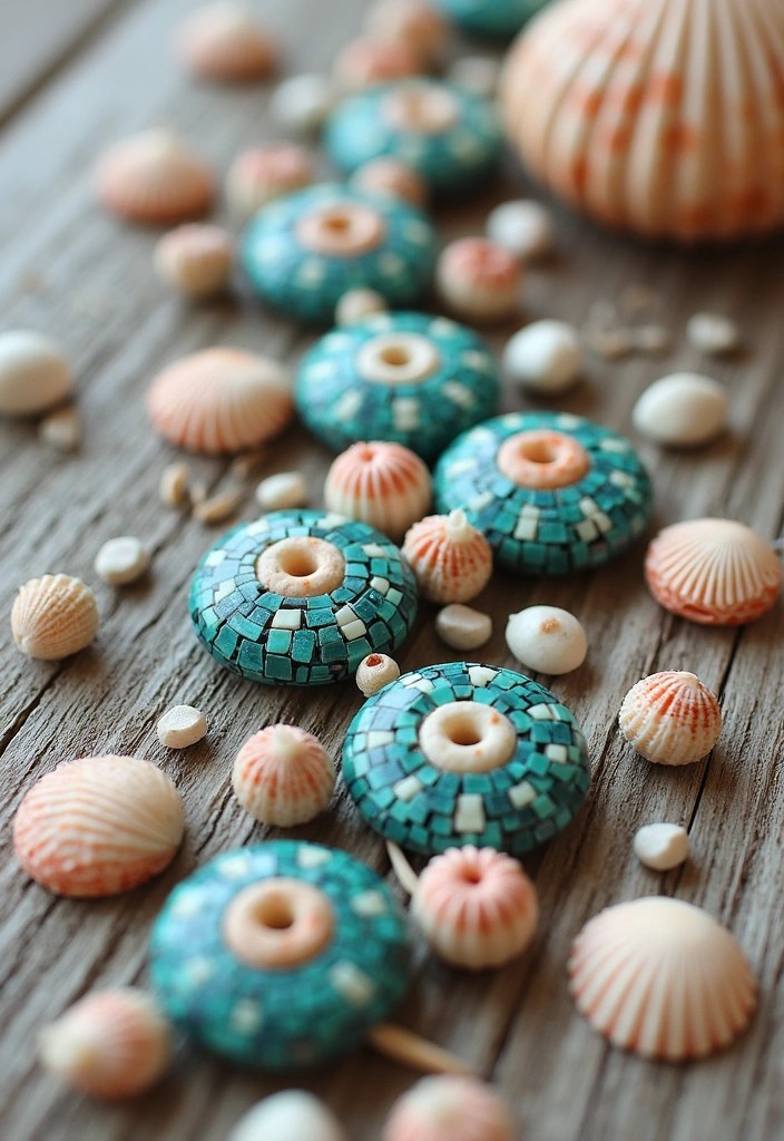 15 Creative Ways to Make Polymer Beads with 3 Colors (Get Ready to Be Inspired by #8!) - 8. Mosaic Beads (Get Ready to Be Inspired!)