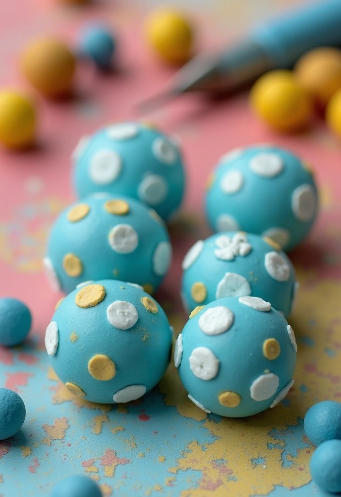 15 Creative Ways to Make Polymer Beads with 3 Colors (Get Ready to Be Inspired by #8!) - 9. Dotted Beads