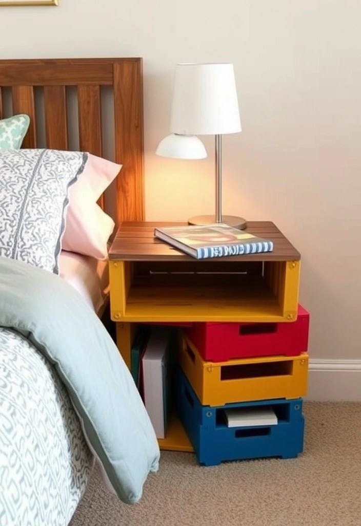 15 DIY Projects to Turn Your Bedroom into a Relaxing Oasis on a Shoestring Budget! - 10. DIY Bedside Table