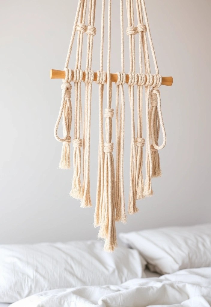 15 DIY Projects to Turn Your Bedroom into a Relaxing Oasis on a Shoestring Budget! - 2. Macramé Wall Hanging