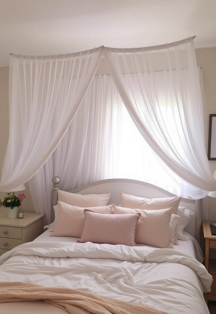 15 DIY Projects to Turn Your Bedroom into a Relaxing Oasis on a Shoestring Budget! - 3. DIY Bed Canopy