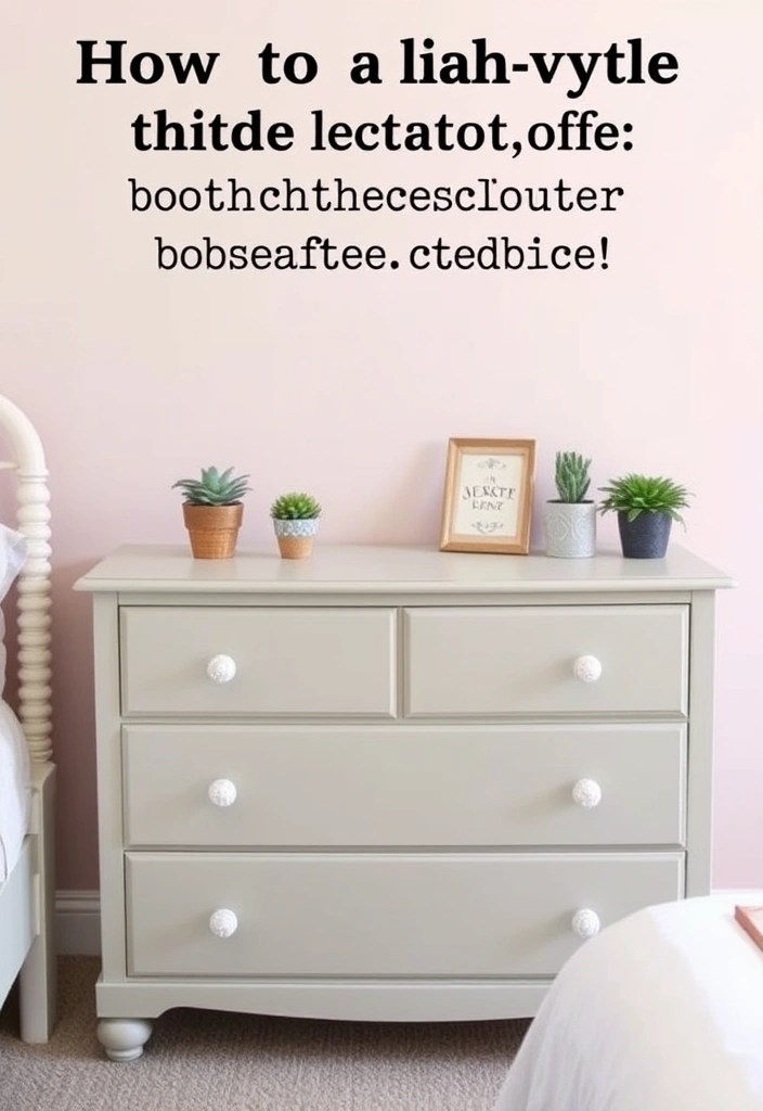 15 DIY Projects to Turn Your Bedroom into a Relaxing Oasis on a Shoestring Budget! - 4. Upcycled Furniture