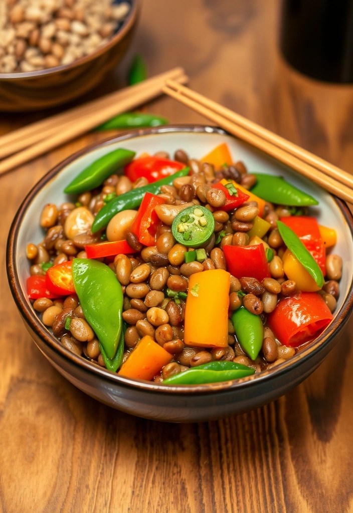 15 Easy Protein-Packed Lunch Recipes You Can Meal Prep in Under 30 Minutes! - 6. Lentil and Vegetable Stir-Fry