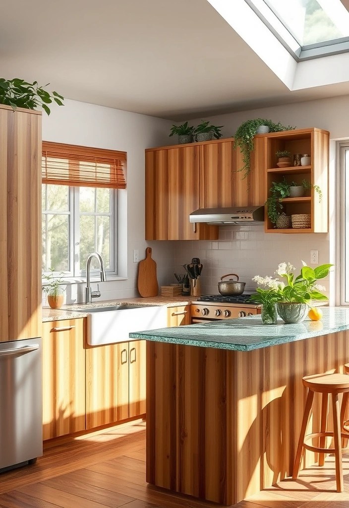 15 Modern Kitchen Design Trends You Need to See to Believe (#8 Will Blow Your Mind!) - 4. Sustainable Materials