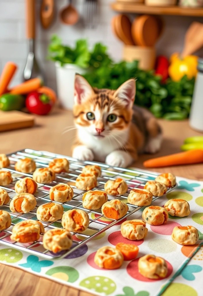 15 Quick and Easy Homemade Pet Treat Recipes You Need to Try Today! - 3. Chicken and Carrot Bites