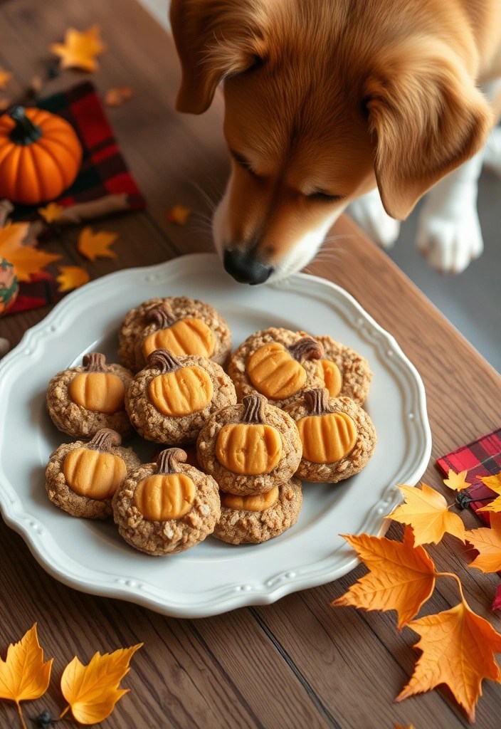 15 Quick and Easy Homemade Pet Treat Recipes You Need to Try Today! - 4. Pumpkin and Oatmeal Cookies