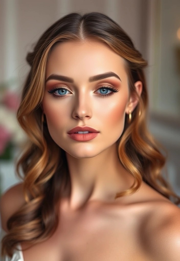 15 Stunning Makeup Looks for Dark Skin That Will Turn Heads (You Won't Believe #7!) - 11. Romantic Rose Gold: Soft Glam for Date Night