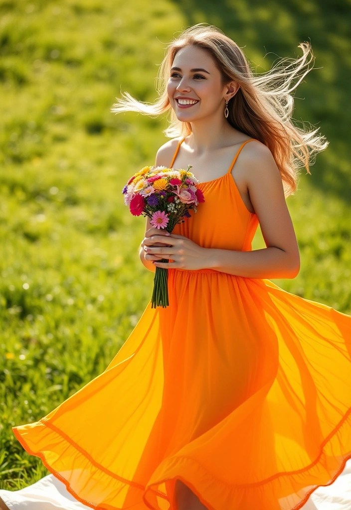 15 Vibrant Spring Colors for 2025 That Will Elevate Your Wardrobe! - 2. Sunny Marigold