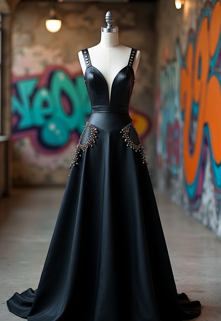 18 Discount Prom Dresses That Are So Elegant You’ll Forget They’re Cheap! - 13. Edgy Leather Accents