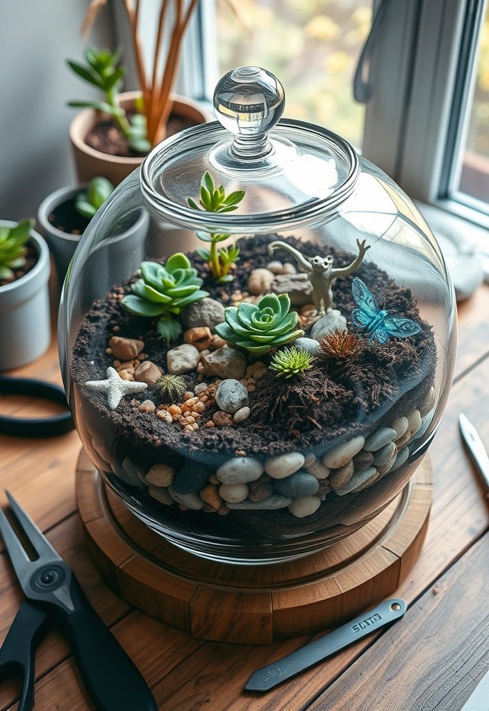 20 DIY Valentine Gifts That Are Uniquely Yours (And Super Easy to Make!) - 10. DIY Terrarium