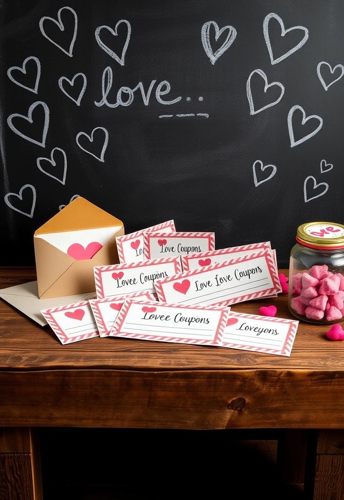 20 DIY Valentine Gifts That Are Uniquely Yours (And Super Easy to Make!) - 3. Customized Love Coupons