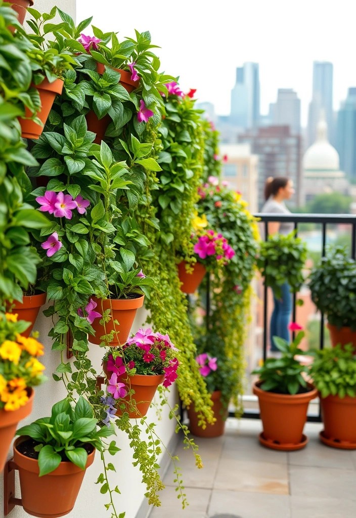 20 Genius Urban Gardening Hacks That'll Transform Your City Balcony into a Green Oasis! - 1. Vertical Gardens: Maximize Your Space