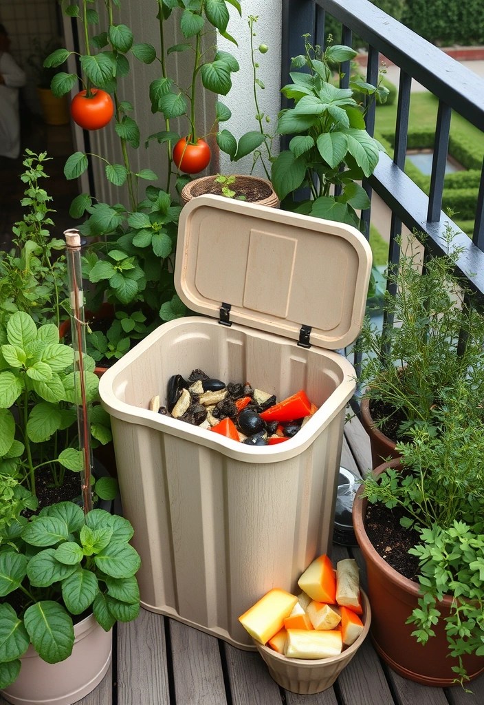 20 Genius Urban Gardening Hacks That'll Transform Your City Balcony into a Green Oasis! - 5. Composting: Turn Waste into Gold