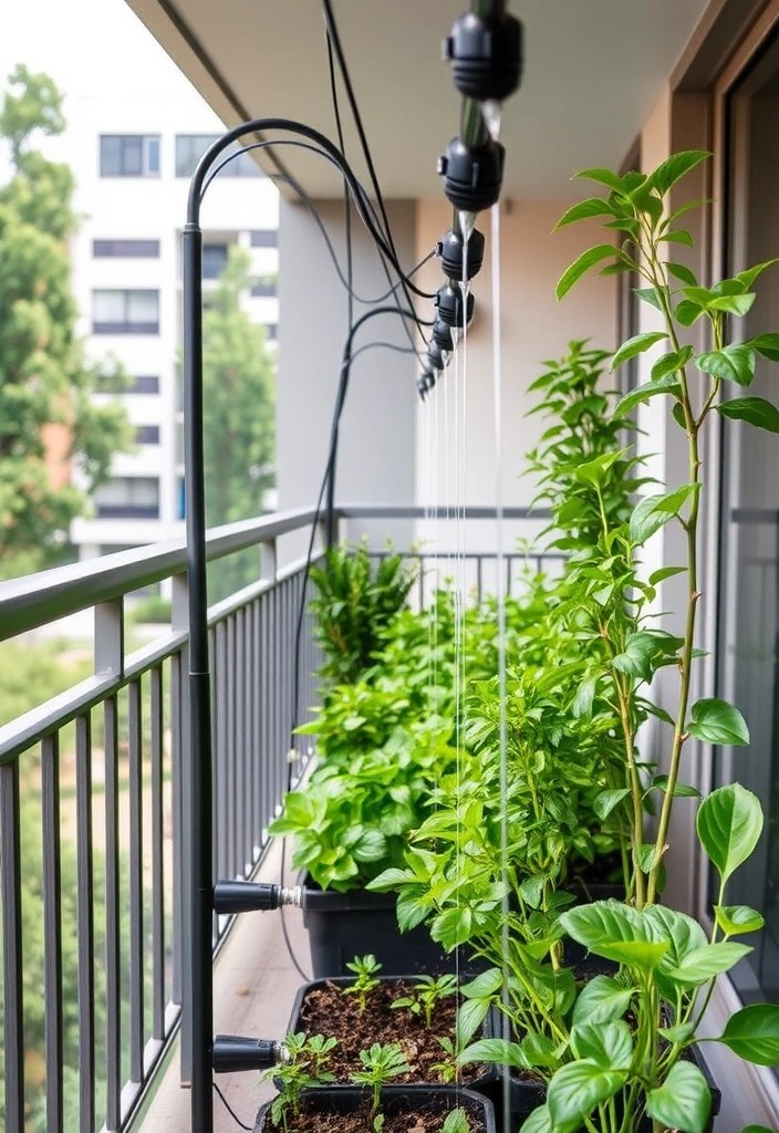 20 Genius Urban Gardening Hacks That'll Transform Your City Balcony into a Green Oasis! - 8. Smart Irrigation Systems: Water Wisely