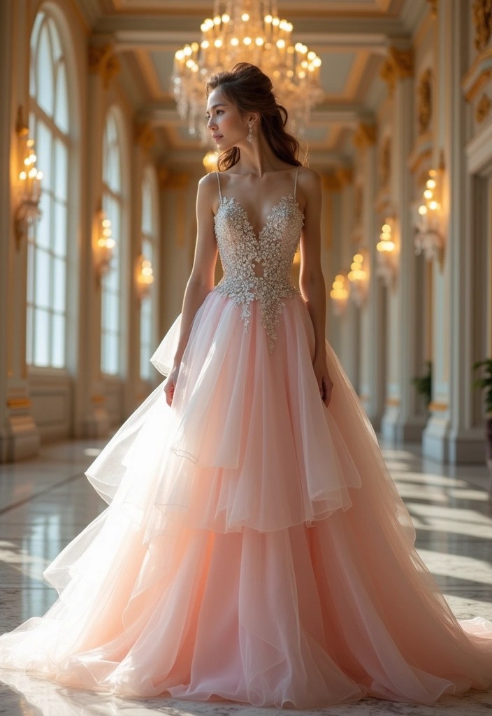 20 Rococo Inspired Outfits That Will Turn Heads (You’ll Want #7!) - 1. Opulent Ball Gown