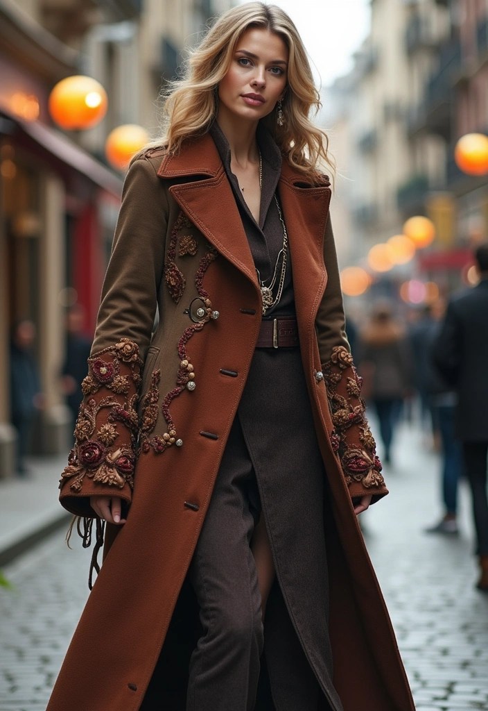 20 Rococo Inspired Outfits That Will Turn Heads (You’ll Want #7!) - 18. Vintage-Inspired Outerwear