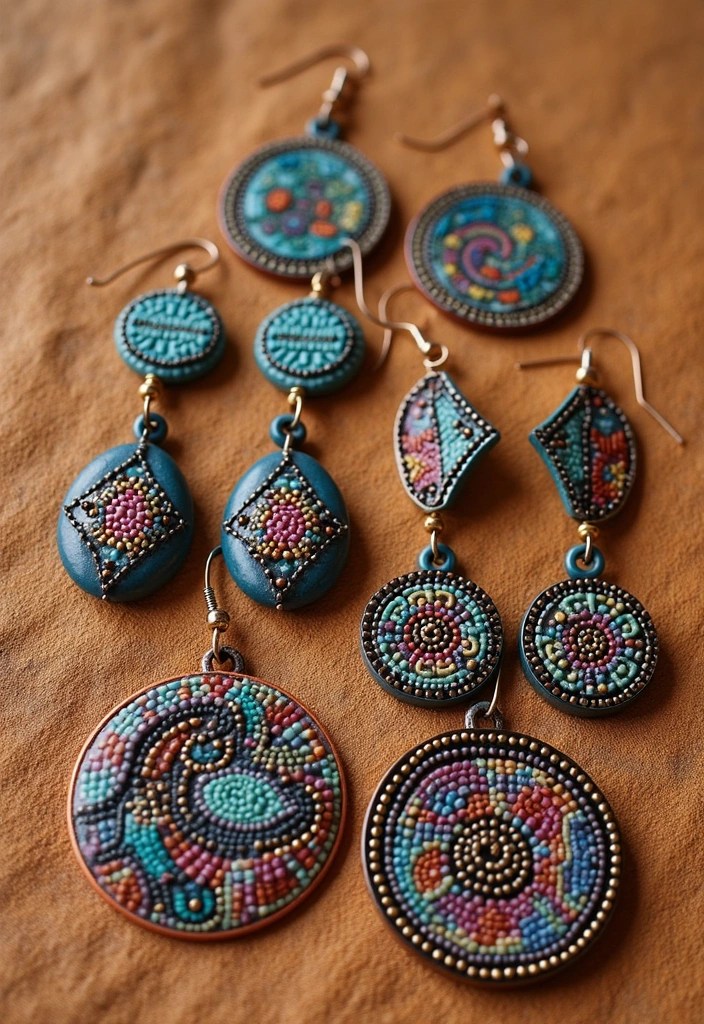 21 Chic Polymer Clay Earrings You Won't Believe Are Handmade (Number 10 Is Stunning!) - 7. Cultural Inspirations
