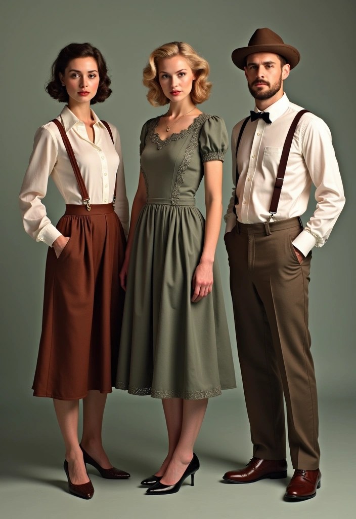 21 Date Night Coordinated Outfits for Couples That Will Leave You Both Feeling Fabulous! - 8. Vintage Vibes