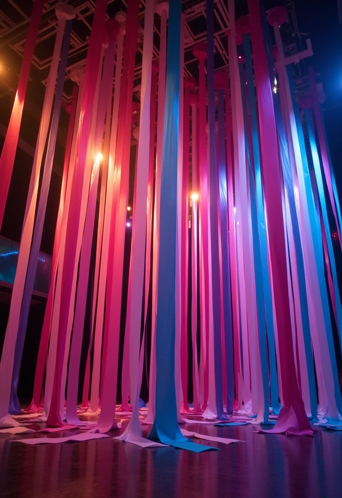 21 Stunning DIY Prom Decor Ideas That Won't Break the Bank (#10 Is a Showstopper!) - 10. Ribbons and Streamers Extravaganza