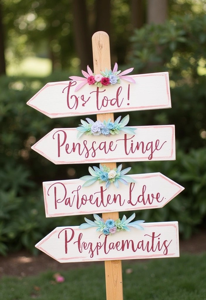 21 Stunning DIY Prom Decor Ideas That Won't Break the Bank (#10 Is a Showstopper!) - 19. DIY Themed Signage