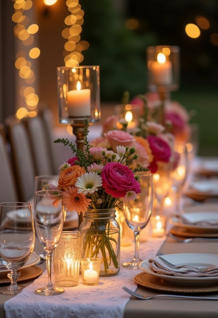 21 Stunning DIY Prom Decor Ideas That Won't Break the Bank (#10 Is a Showstopper!) - 4. Elegant Table Centerpieces