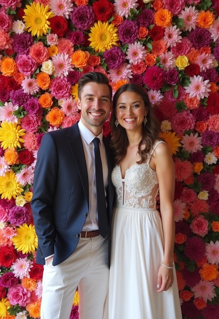 21 Stunning DIY Prom Decor Ideas That Won't Break the Bank (#10 Is a Showstopper!) - 7. DIY Flower Wall