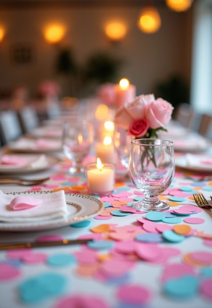 21 Stunning DIY Prom Decor Ideas That Won't Break the Bank (#10 Is a Showstopper!) - 8. Themed Confetti Displays