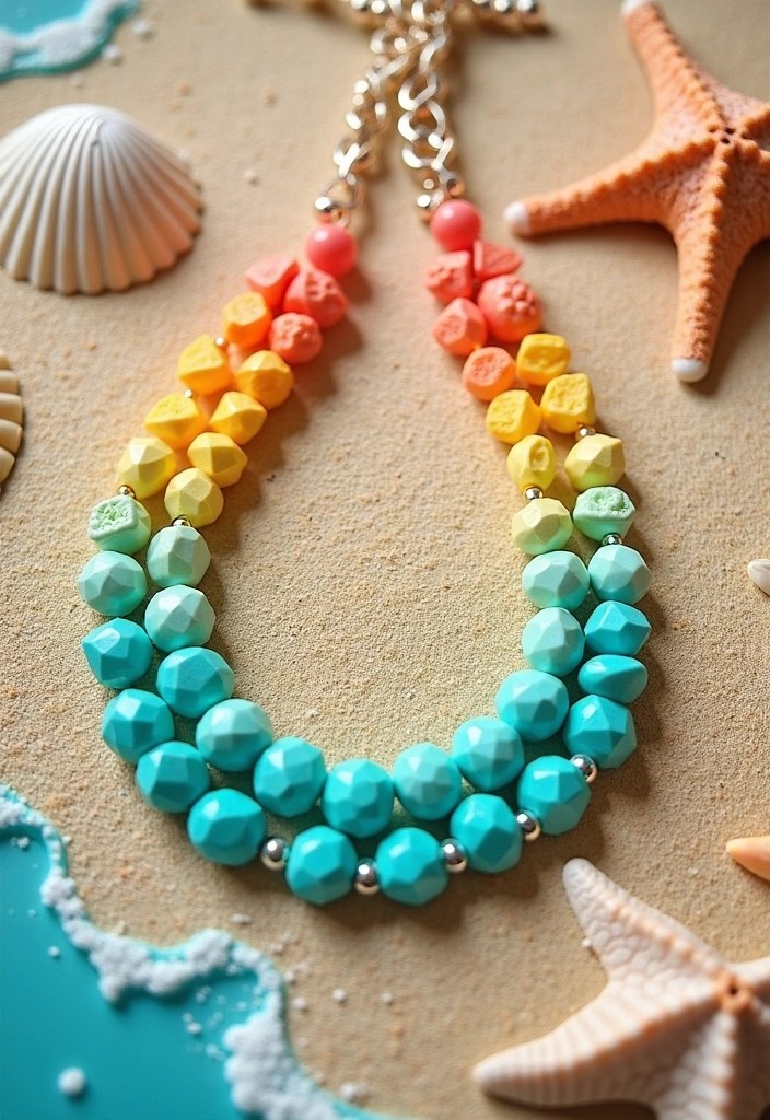22 Must-Try Color Palettes for Polymer Clay Beads That Will Keep Your Creations on Trend! - 1. Tropical Breeze
