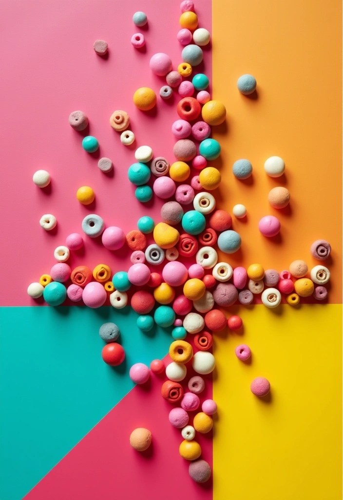 22 Must-Try Color Palettes for Polymer Clay Beads That Will Keep Your Creations on Trend! - 15. Color Block Explosion