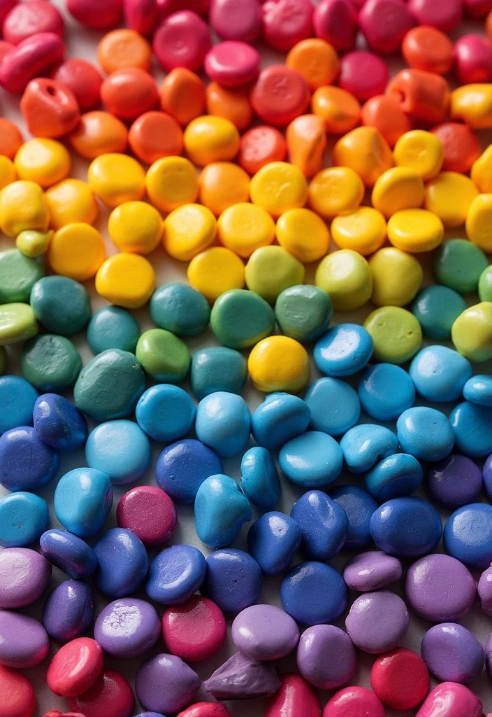 22 Must-Try Color Palettes for Polymer Clay Beads That Will Keep Your Creations on Trend! - 17. Rainbow Brights