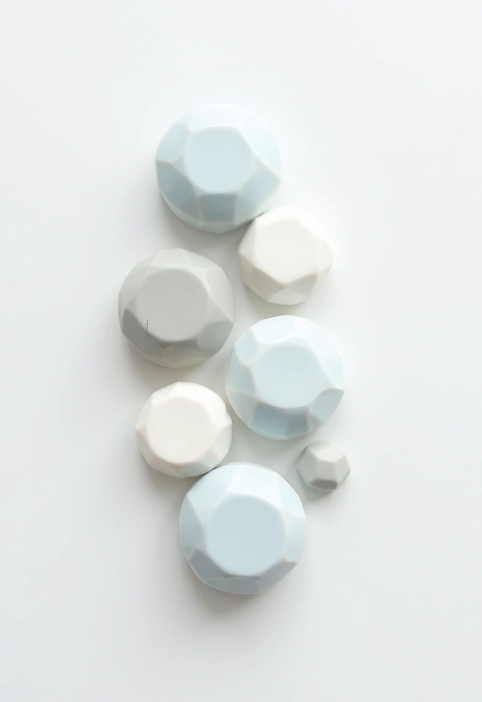 22 Must-Try Color Palettes for Polymer Clay Beads That Will Keep Your Creations on Trend! - 20. Modern Minimalism