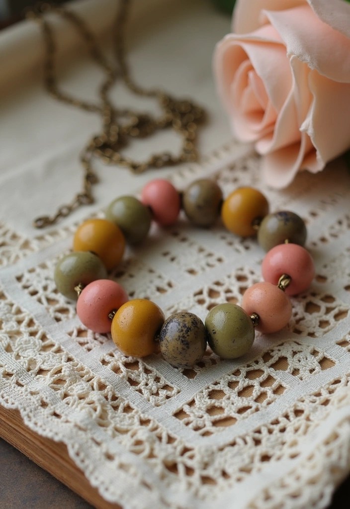 22 Must-Try Color Palettes for Polymer Clay Beads That Will Keep Your Creations on Trend! - 7. Vintage Vibes