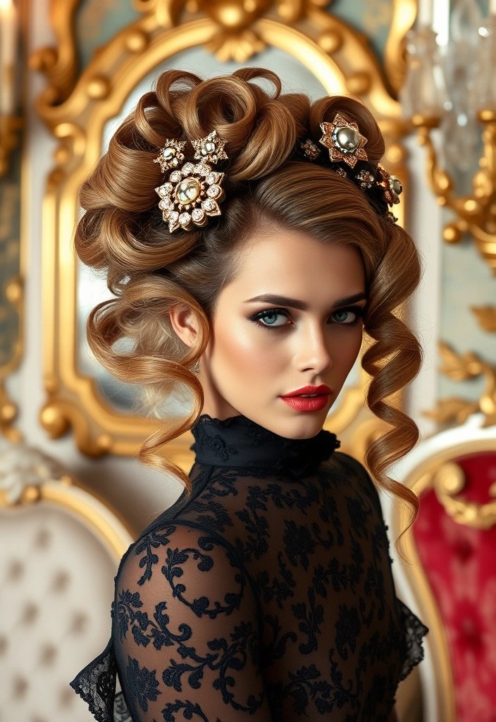 22 Rococo Influences That Shaped Modern Fashion (You Won't Believe #18!) - 15. Vintage-Inspired Hairstyles
