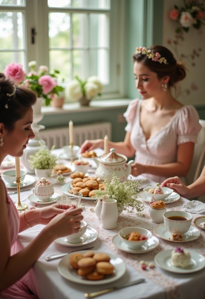 25 Elegant Prom Theme Ideas That Will Wow Everyone at Your Dance! - 10. Vintage Tea Party