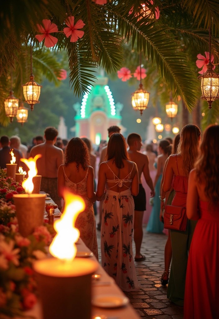 25 Elegant Prom Theme Ideas That Will Wow Everyone at Your Dance! - 17. Tropical Paradise